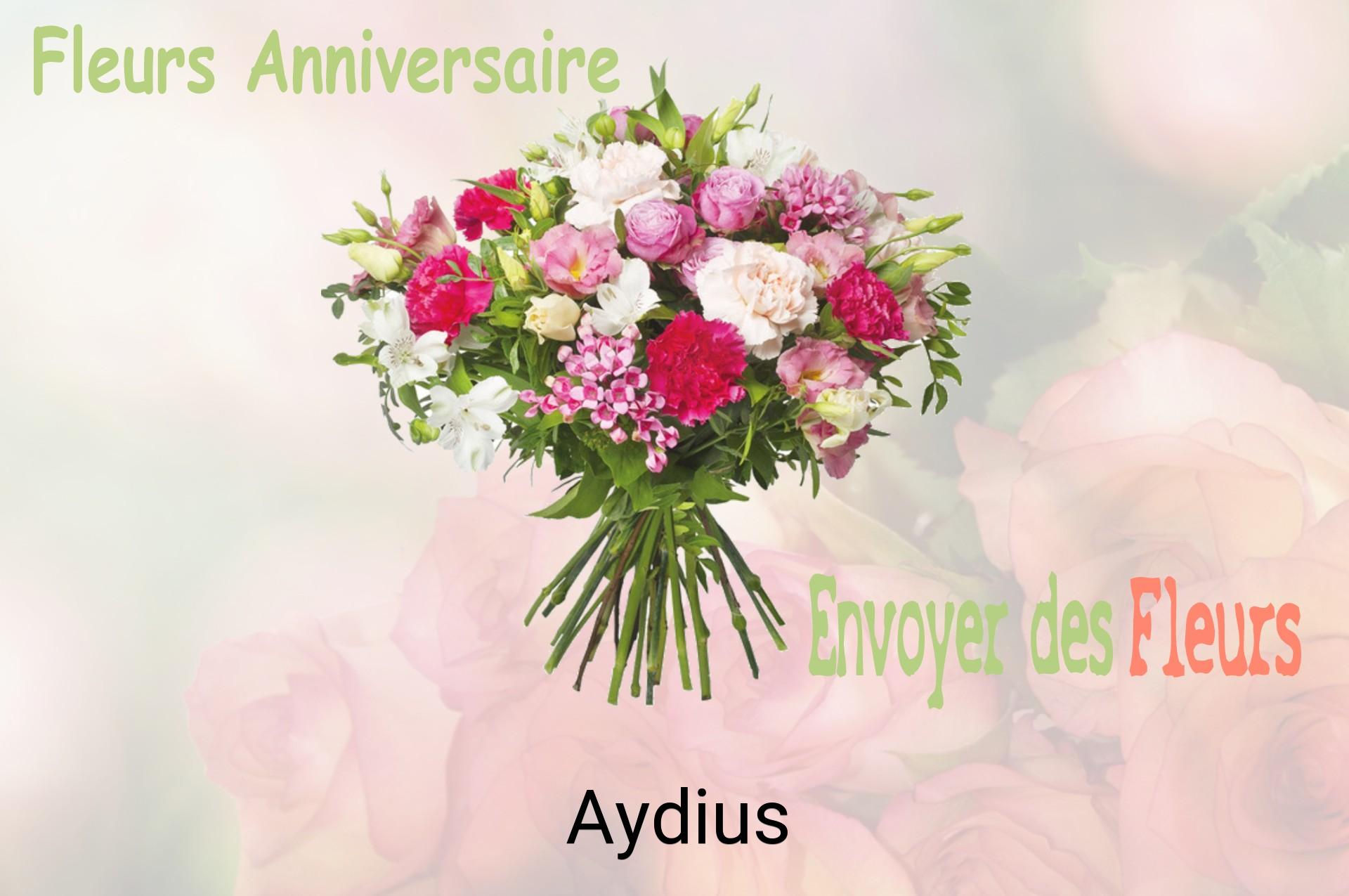 Bouquet de fleurs d’anniversaire livré à Aydius